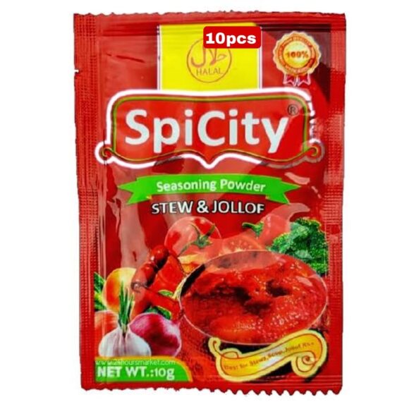 Spicity seasoning powder stew and jollof  3 pieces10g