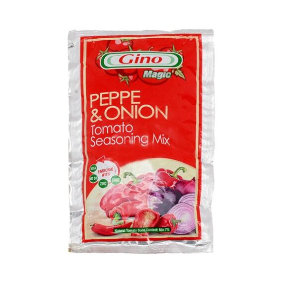 Gino pepper and onion sachet 1 for 70penny