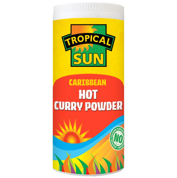 Tropical sun Caribbean hot curry powder 100g